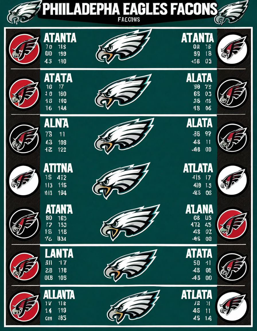 philadelphia eagles vs atlanta falcons match player stats