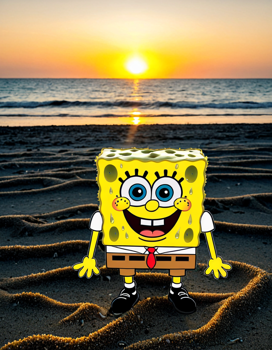 spongebob crying