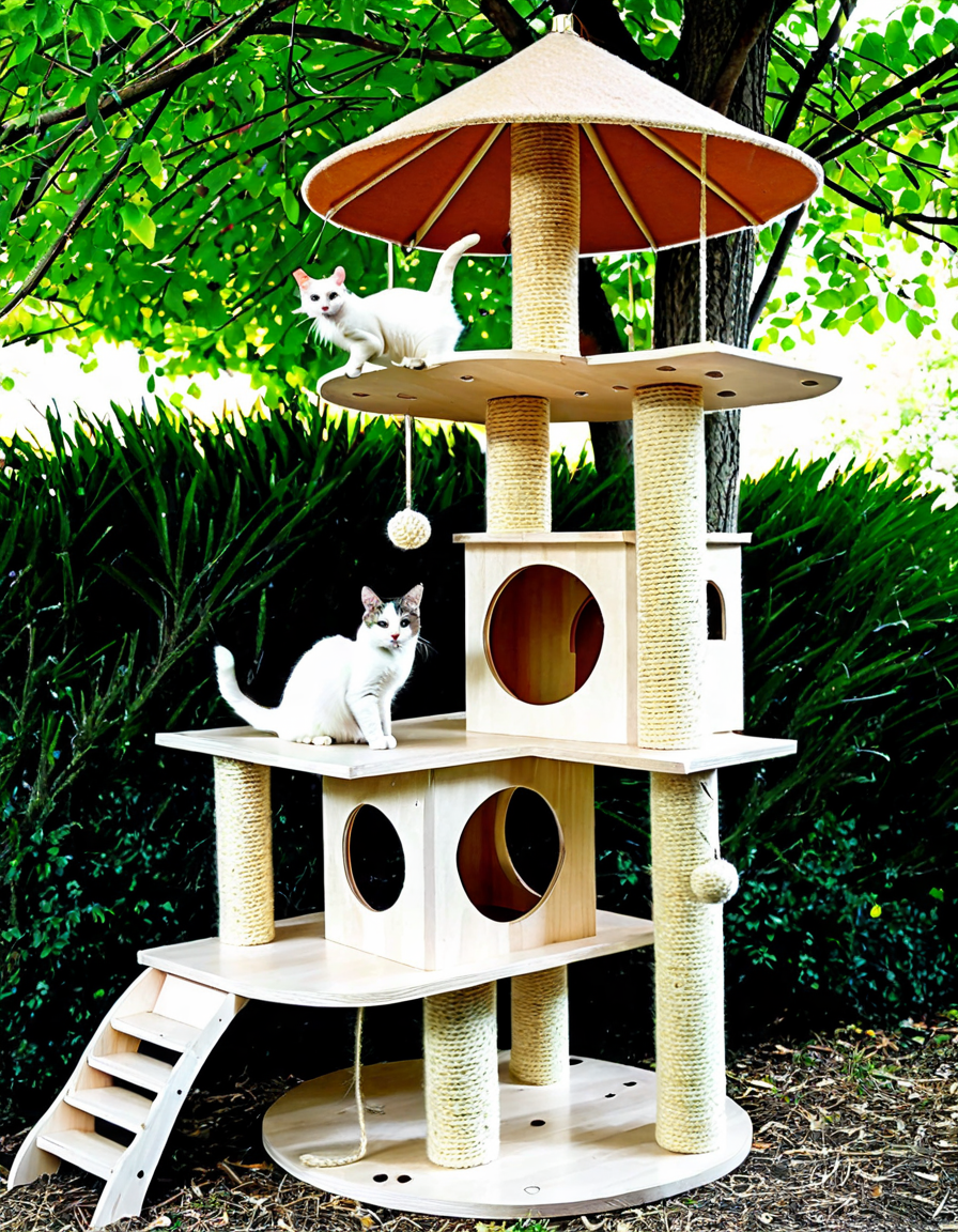 cat scratching post