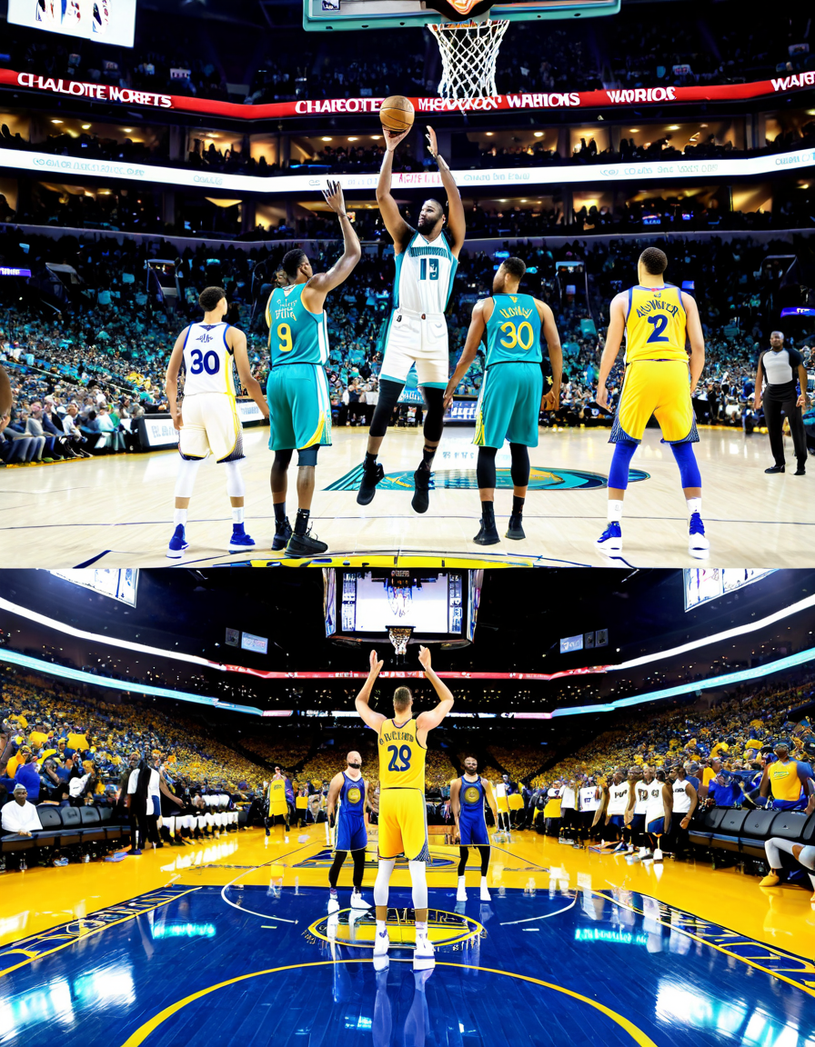 charlotte hornets vs golden state warriors match player stats