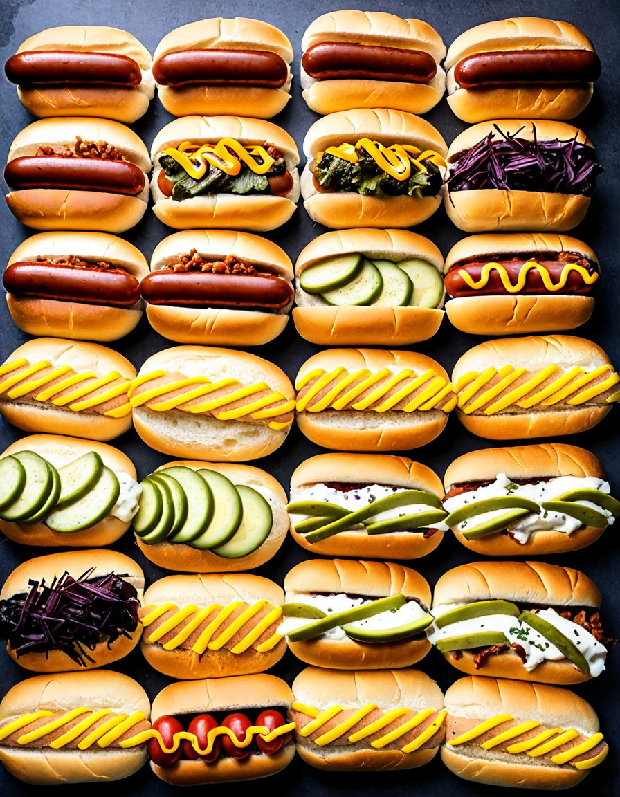 hot dog buns