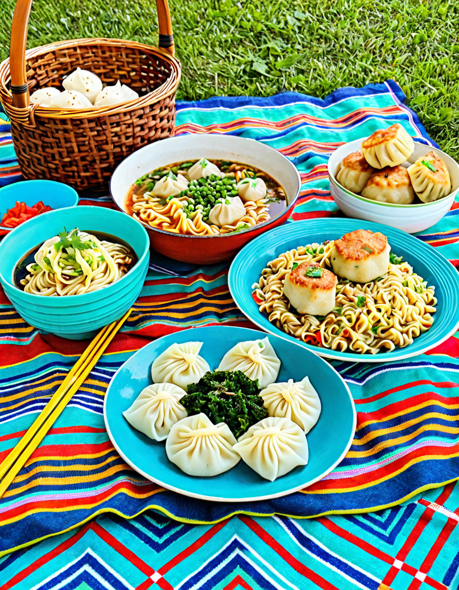 noodles and dumplings