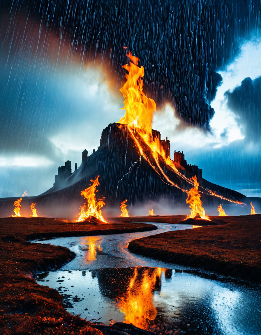set fire to the rain