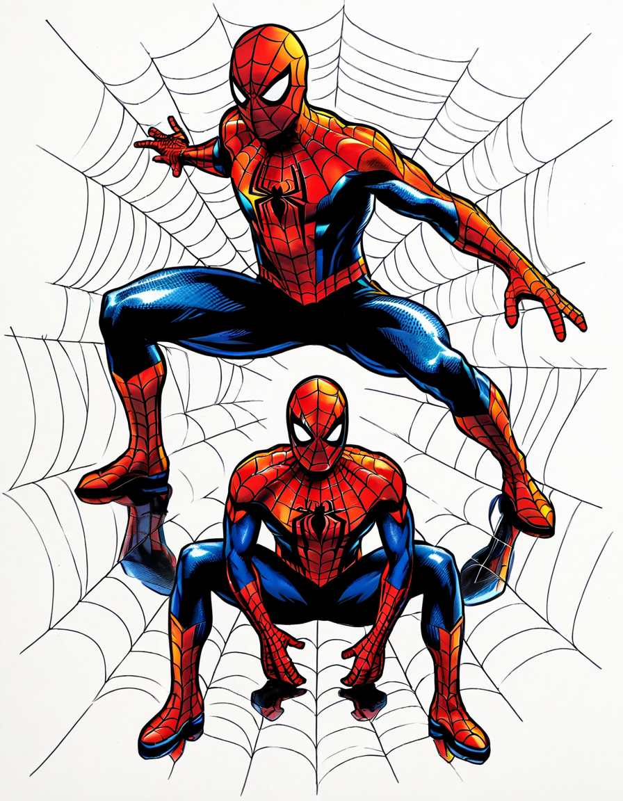 spiderman drawings